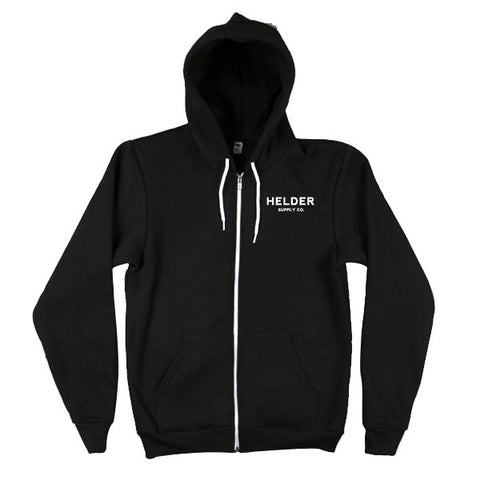 Helder Supply Co. - Zipped Hoodie - Black