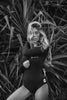 Adelio - Harper Long Sleeve Bikini Cut - Black