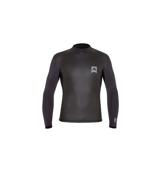 Adelio - K-Series 2mm Long Sleeve Vest - Black