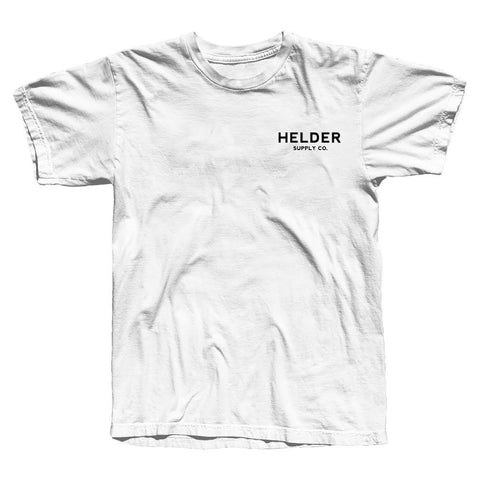 Helder Supply Co. - Typo Logo Tshirt - White