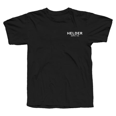 Helder Supply Co. - Typo Logo Tshirt - Black